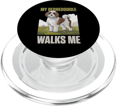 Bernedoodle Mama Papa PopSockets PopGrip für MagSafe von Mini Bernedoodle Gifts for Owners