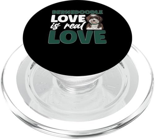 Bernedoodle Mama Papa PopSockets PopGrip für MagSafe von Mini Bernedoodle Gifts for Owners