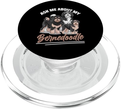 Bernedoodle Mama Papa PopSockets PopGrip für MagSafe Bernedoodle Mama Papa PopSockets PopGrip für MagSafe von Mini Bernedoodle Gifts for Owners