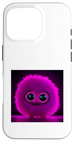 Flauschiges, freundliches Monster — niedlich und hell Hülle für iPhone 16 Pro von MiniMonster