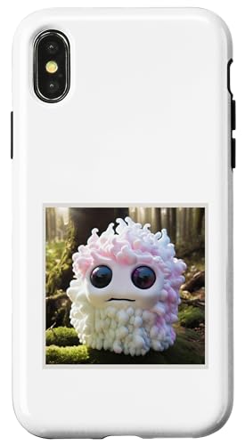 Furry Friendly Monster Art – niedliches Design Hülle für iPhone X/XS von MiniMonster