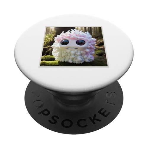 Furry Friendly Monster Art – niedliches Design PopSockets Klebender PopGrip von MiniMonster