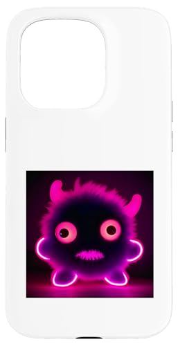 Niedliches flauschiges Monster, bezauberndes Kreatur-Design Hülle für iPhone 15 Pro von MiniMonster