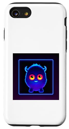 Niedliches flauschiges Monster – hell und liebenswert Hülle für iPhone SE (2020) / 7 / 8 von MiniMonster