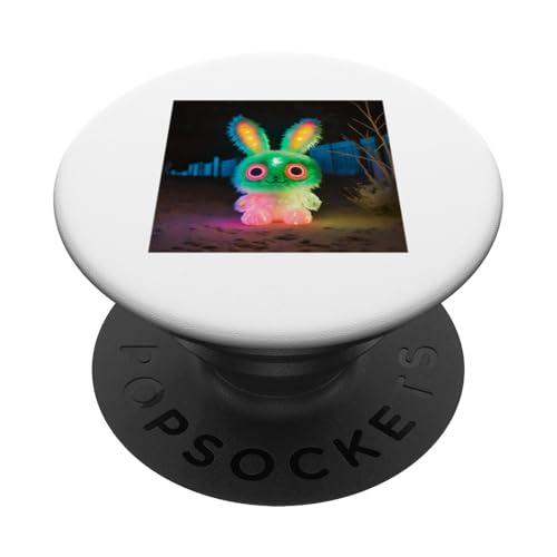 Pelzfreundliches Monster-Design, niedliche, helle Kreatur PopSockets Klebender PopGrip von MiniMonster