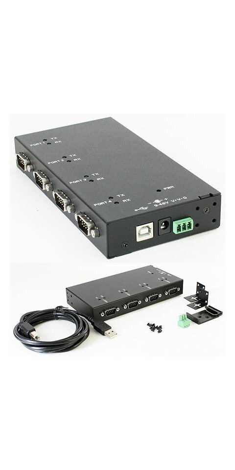MiniPC.de CTF4XRS232USB (Automotive/Industrie 4-port RS232 USB Adapter, FT4232HL Computer-Adapter von MiniPC.de