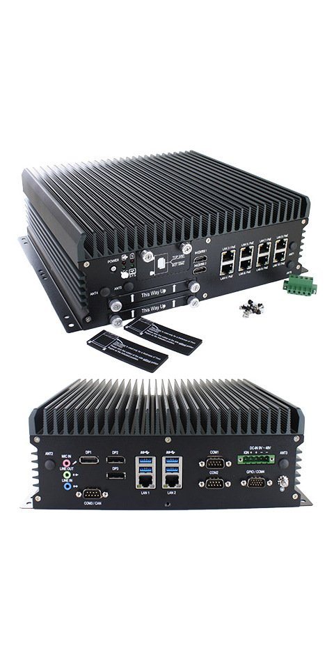 MiniPC.de FleetPC-11-T1000 Car-PC (Intel Core i7-10700TE, NVIDIA Quadro T1000 GP Mini-PC von MiniPC.de