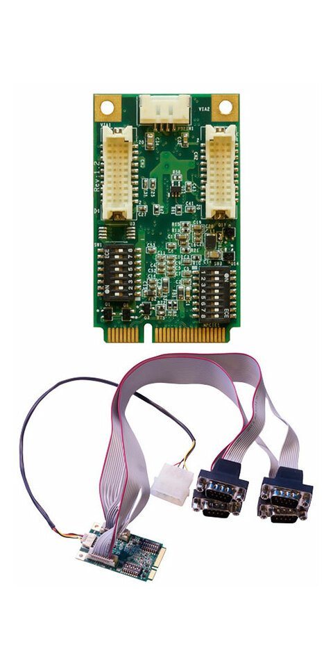 MiniPC.de MEC-COM-M334 (Mini-PCIe, 4x RS-232/422/485) Computer-Adapter von MiniPC.de