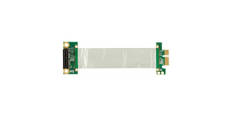 MiniPC.de PCE120 PCIe(x1) Riser flexibel (100 mm) Computer-Adapter von MiniPC.de