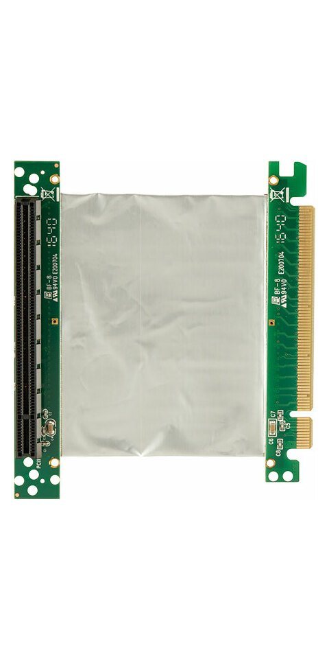MiniPC.de PCE170 PCIe(x16) Riser flexibel (100 mm) Computer-Adapter von MiniPC.de