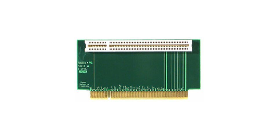 MiniPC.de PCI Riser (Abgewinkelt, 49mm hoch) Computer-Adapter von MiniPC.de