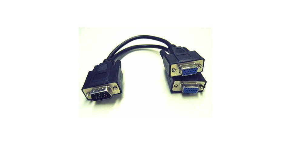 MiniPC.de VGA Splitterkabel (1xDSUB-15 auf 2x DSUB-15) Computer-Kabel von MiniPC.de