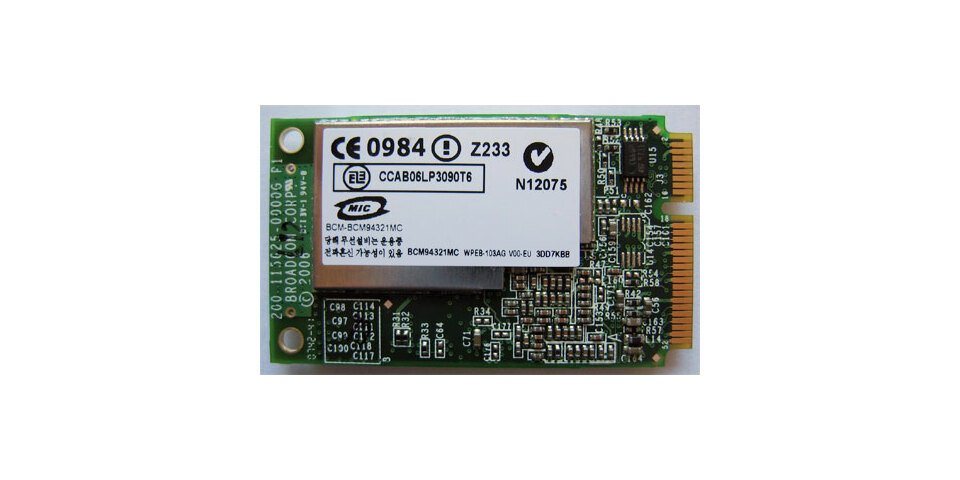 MiniPC.de Wireless LAN Mini-PCI Express (300 Mbit) Netzwerk-Adapter von MiniPC.de