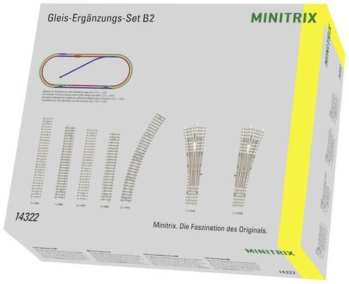 MiniTrix 14322 N Gleis Ergänzungs-Set, Betonschwelle 1St. von MiniTrix