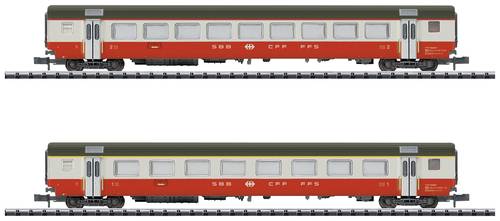 MiniTrix 18721 N 2er-Set Personenwagen Swiss Express der SBB Set 2 von MiniTrix