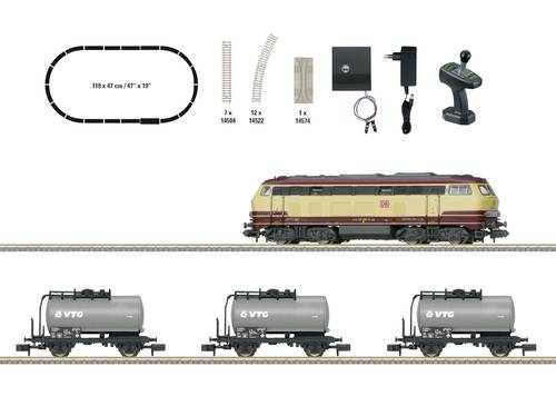 MiniTrix T11160 Digital-Startpackung Güterzug mit Baureihe 217 von MiniTrix