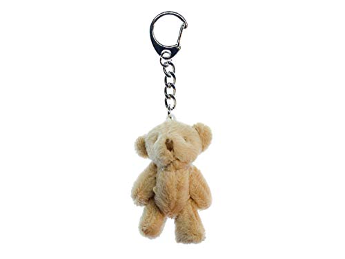 Miniblings Teddy Teddybär Schlüsselanhänger - Handmade Modeschmuck I Anhänger Schlüsselring Schlüsselband Keyring - Teddy Teddybär von Miniblings