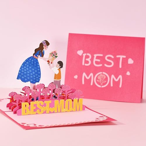 Minicloss Karte Muttertag, Geburtstagskarte Mama, Muttertag Karte, Muttertagskarte, Geburtstagskarte für Mama Special, 3D Grußkarte mit Schönen Papier-Cut für die beste Mutter der Welt Minicloss Karte Muttertag, Geburtstagskarte Mama, Muttertag Karte, Muttertagskarte, Geburtstagskarte für Mama Special, 3D Grußkarte mit Schönen Papier-Cut für die beste Mutter der Welt von Minicloss