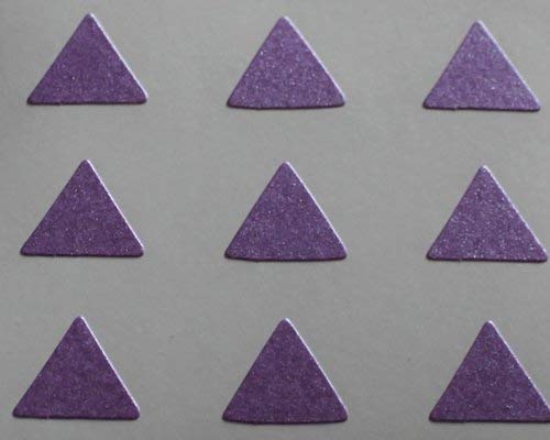 150 Etiketten,10mm Dreieck,lila, selbstklebende Sticker, Minilabel Formen von Minilabel