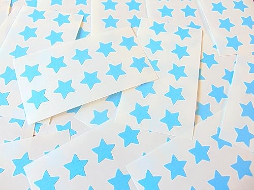 Klebeetiketten, Sterne, selbstklebend, für Farbkodierung, 15 mm, Hellbraun, 180 Stück von Minilabel
