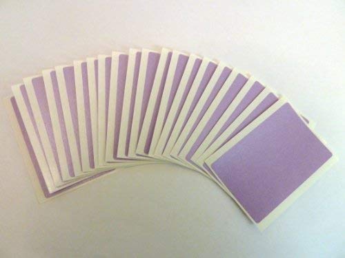 Etiketten, 75 x 50 mm, rechteckig, selbstklebend, für Farbkodierung, Violett, 30 Stück von Minilabel