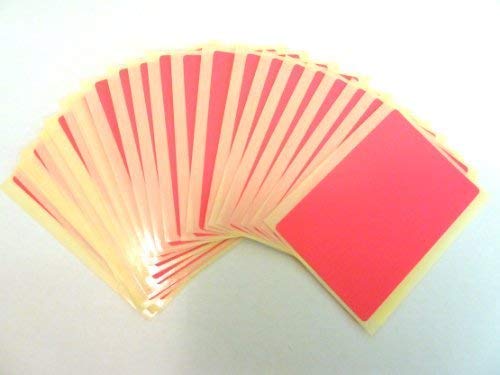 Etiketten, rechteckig, selbstklebend, für Farbkodierung, 75 x 50°mm, Magenta, 30 Stück von Minilabel