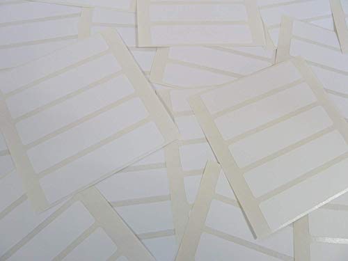 Packung 75, 70x15mm Rechteckig, White-Paper Etiketten, Permanenter Klebstoff Aufkleber, Uni Mehrzweck Klebrig Rechtecke von Minilabel