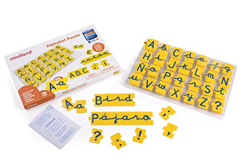 Miniland 31875 - ABC-Puzzle Gross- und Kleinbuchstaben, Experimentierspielzeug, 168 Teile, 6 cm Miniland 31875 - ABC-Puzzle Gross- und Kleinbuchstaben, Experimentierspielzeug, 168 Teile, 6 cm von Miniland