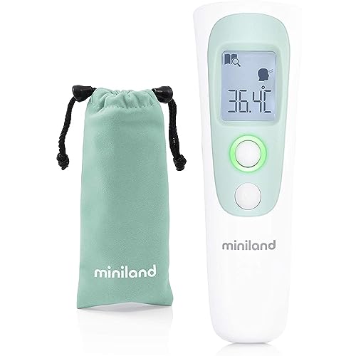 Miniland Thermoadvanced Pharma Thermometer, berührungslos, misst die Temperatur von Flüssigkeiten und Gegenständen von Miniland
