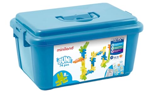Miniland Steckspiel für Kleinkinder Buni 74 Teile-32210 von Miniland