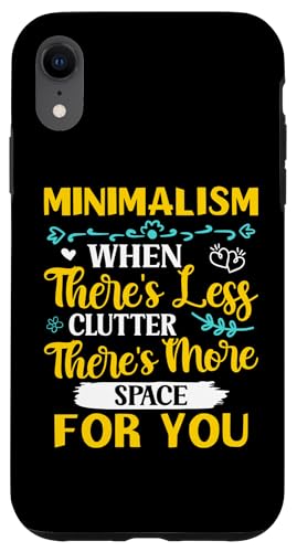 Minimalismus – wenn es weniger Unordnung gibt, mehr Platz für Sie Hülle für iPhone XR Minimalismus – wenn es weniger Unordnung gibt, mehr Platz für Sie Hülle für iPhone XR von Minimalism And Simplicity Design Ideas