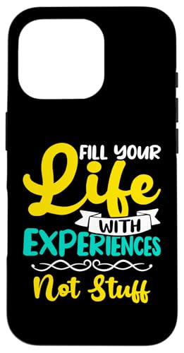 Minimalismus: Fill Your Life With Experiences - Not Stuff Hülle für iPhone 16 Pro Minimalismus: Fill Your Life With Experiences - Not Stuff Hülle für iPhone 16 Pro von Minimalism And Simplicity Design Ideas