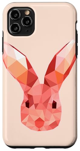 Niedliches rosa Häschen Kaninchen Ostern Tag geometrische abstrakte Kunst Hülle für iPhone 11 Pro Max Niedliches rosa Häschen Kaninchen Ostern Tag geometrische abstrakte Kunst Hülle für iPhone 11 Pro Max von Minimalist Abstract Art Gifts Men Women