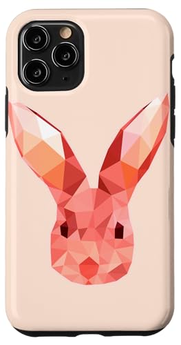 Niedliches rosa Häschen Kaninchen Ostern Tag geometrische abstrakte Kunst Hülle für iPhone 11 Pro Niedliches rosa Häschen Kaninchen Ostern Tag geometrische abstrakte Kunst Hülle für iPhone 11 Pro von Minimalist Abstract Art Gifts Men Women