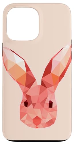 Niedliches rosa Häschen Kaninchen Ostern Tag geometrische abstrakte Kunst Hülle für iPhone 13 Pro Max Niedliches rosa Häschen Kaninchen Ostern Tag geometrische abstrakte Kunst Hülle für iPhone 13 Pro Max von Minimalist Abstract Art Gifts Men Women