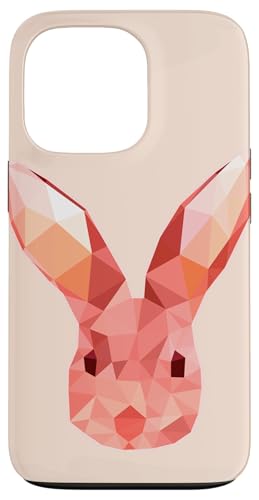 Niedliches rosa Häschen Kaninchen Ostern Tag geometrische abstrakte Kunst Hülle für iPhone 13 Pro Niedliches rosa Häschen Kaninchen Ostern Tag geometrische abstrakte Kunst Hülle für iPhone 13 Pro von Minimalist Abstract Art Gifts Men Women