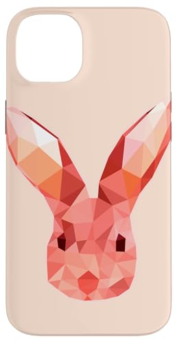 Niedliches rosa Häschen Kaninchen Ostern Tag geometrische abstrakte Kunst Hülle für iPhone 14 Plus Niedliches rosa Häschen Kaninchen Ostern Tag geometrische abstrakte Kunst Hülle für iPhone 14 Plus von Minimalist Abstract Art Gifts Men Women