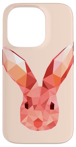 Niedliches rosa Häschen Kaninchen Ostern Tag geometrische abstrakte Kunst Hülle für iPhone 14 Pro Niedliches rosa Häschen Kaninchen Ostern Tag geometrische abstrakte Kunst Hülle für iPhone 14 Pro von Minimalist Abstract Art Gifts Men Women