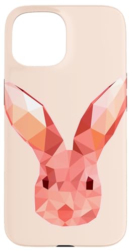 Niedliches rosa Häschen Kaninchen Ostern Tag geometrische abstrakte Kunst Hülle für iPhone 15 Niedliches rosa Häschen Kaninchen Ostern Tag geometrische abstrakte Kunst Hülle für iPhone 15 von Minimalist Abstract Art Gifts Men Women