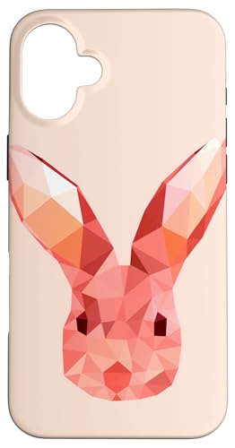 Niedliches rosa Häschen Kaninchen Ostern Tag geometrische abstrakte Kunst Hülle für iPhone 16 Plus Niedliches rosa Häschen Kaninchen Ostern Tag geometrische abstrakte Kunst Hülle für iPhone 16 Plus von Minimalist Abstract Art Gifts Men Women