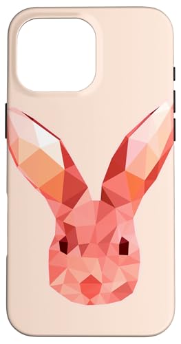 Niedliches rosa Häschen Kaninchen Ostern Tag geometrische abstrakte Kunst Hülle für iPhone 16 Pro Max Niedliches rosa Häschen Kaninchen Ostern Tag geometrische abstrakte Kunst Hülle für iPhone 16 Pro Max von Minimalist Abstract Art Gifts Men Women