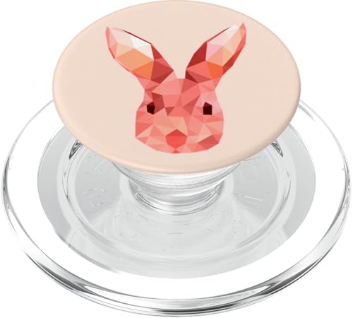 Niedliches rosa Häschen Kaninchen Ostern Tag geometrische abstrakte Kunst PopSockets PopGrip für MagSafe Niedliches rosa Häschen Kaninchen Ostern Tag geometrische abstrakte Kunst PopSockets PopGrip für MagSafe von Minimalist Abstract Art Gifts Men Women