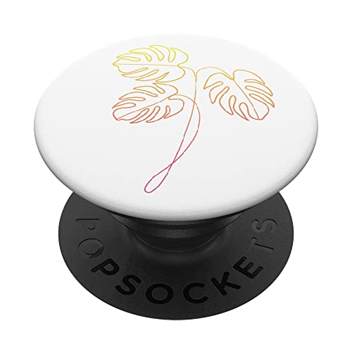 Monstera Leaf Tropische Pflanze Rosa bis Gelb Ombre PopSockets mit austauschbarem PopGrip Monstera Leaf Tropische Pflanze Rosa bis Gelb Ombre PopSockets mit austauschbarem PopGrip von Minimalist Boho Monstera Leaf Botanical Designs