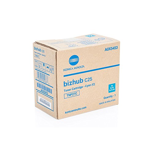 Konica Minolta A0X5453 TNP-27C Tonerkartusche 4.500 Seiten, cyan von Konica Minolta