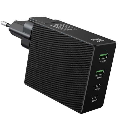 Minthouz 100W USB C ladegerät,GaN Adpter Netzadapter für Steckdose, Schwarz, Kompaktes Design mit Riffelstruktur Laptops, iPad, iPhone, Steam Deck und mehr Minthouz 100W USB C ladegerät,GaN Adpter Netzadapter für Steckdose, Schwarz, Kompaktes Design mit Riffelstruktur Laptops, iPad, iPhone, Steam Deck und mehr von Minthouz