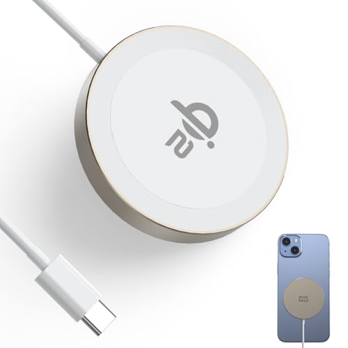 Minthouz Qi2 zertifiziertes kabelloses Ladegerät für iPhone 16/15/14/13 Serie,Magnetisches kabelloses Ladepad für Samsung,Mag-Safe Ladegerät für Airpods und Qi-fähige Geräte (Gelb, Ohne Adapter) Minthouz Qi2 zertifiziertes kabelloses Ladegerät für iPhone 16/15/14/13 Serie,Magnetisches kabelloses Ladepad für Samsung,Mag-Safe Ladegerät für Airpods und Qi-fähige Geräte (Gelb, Ohne Adapter) von Minthouz