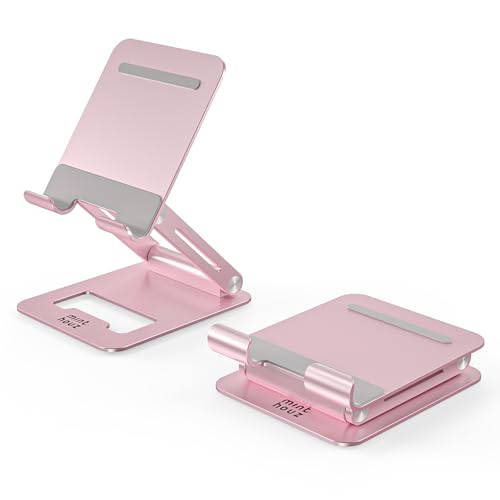 Minthouz Tablet Ständer, Multi-Winkel Verstellbare Tablet Halterung, Aluminium Tablet Halter Kompatibel mit iPad Pro Air Mini Galaxy Tab und Mehr 4,7''-12,9'' Gerät von Minthouz