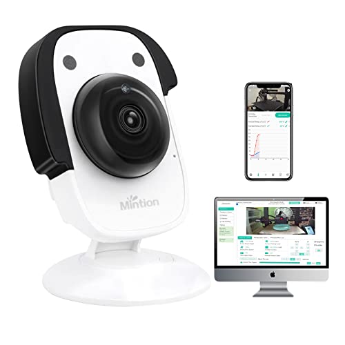 Mintion Beagle-Kamera für 3D-Drucker, 1080P, Plug-and-Play mit Überwachen und steuern Sie 3D-Drucker aus der Ferne, WiFi-Verbindung, sunterstützung PC/APP, 360° drehen von Mintion