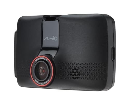 Mio™ MiVue 803 Dashcam Auto Kamera mit 2.5K QHD-Auflösung, 60bps & 5M Sensor für scharfe Bilder bis ins Detail I Echtzeit-Backup der Dash Cam Dank WLAN & OTA I Dashcam mit Speedcam-Alarm & GPS von Mio