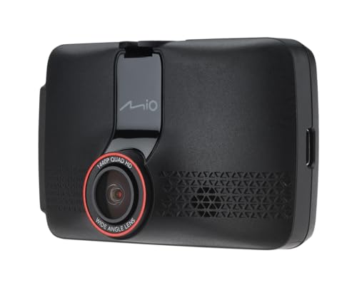MiO MiVue 803 Dashcam Auto Kamera mit 2.5K QHD-Auflösung, 60bps & 5M Sensor für scharfe Bilder bis ins Detail I Echtzeit-Backup der Dash Cam Dank WLAN & OTA I Dashcam mit Speedcam-Alarm & GPS von Mio